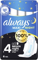 Always Classic Night Maxi σερβιέτες υγιεινής 6 τεμ.