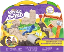 Kinetic Sand κινητική άμμος εργοτάξιο με αξεσουάρ 793 g