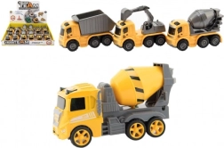 Πλαστικό κατασκευαστικό αυτοκινητάκι με μηχανισμό αδράνειας 10 cm – 3 είδη