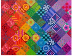 Παζλ Patchwork ουράνιο τόξο 1000 κομματιών