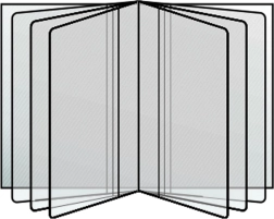 Διαφανής θήκη για έγγραφα 80x115mm
