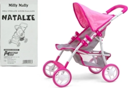 Milly Mally καρότσι για κούκλες Natalie Prestige Pink