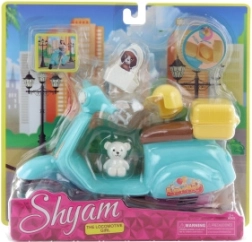 Μοτοσικλέτα για κούκλα με αξεσουάρ