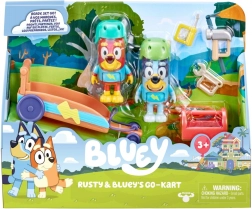 Φιγούρες Bluey Gokart με 2 φιγούρες σκυλάκια