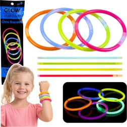 Φθορίζοντα φωτεινά βραχιόλια στο σκοτάδι Neon Stick, 5 τεμ.