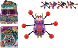 Αναρριχόμενη αράχνη για γυαλί 8 × 6 εκ., πλαστική, 4 χρώματα