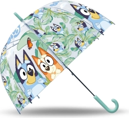 Διαφανής παιδική χειροκίνητη ομπρέλα BLUEY 46 cm