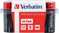 Αλκαλικές μπαταρίες AA 1,5 V VERBATIM, 24 τεμ.