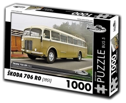 RETRO-AUTA Παζλ Λεωφορείο Škoda 706 RO (1951) 1000 κομμάτια