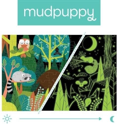 Mudpuppy - παζλ που λάμπει στο σκοτάδι Δασικός κόσμος 100 κομμάτια
