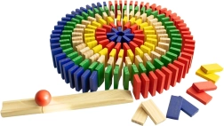 Ξύλινο πολύχρωμο ντόμινο 400 τεμαχίων 2Kids Toys