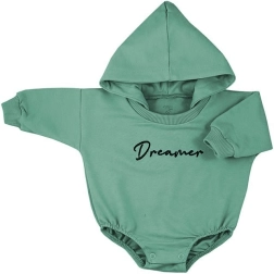 Βρεφικό κορμάκι baggy με κουκούλα Koala Dreamer πράσινο
