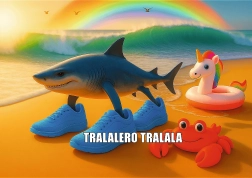 Παζλ BrainRots: Tralalero Tralala 200 κομμάτια