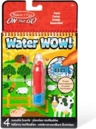 Βιβλίο ζωγραφικής με νερό φάρμα με στυλό MELISSA & DOUG Water Wow