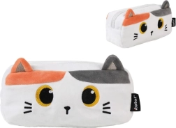 Λούτρινη κασετίνα πορτοκαλί γάτα Cat Lovers