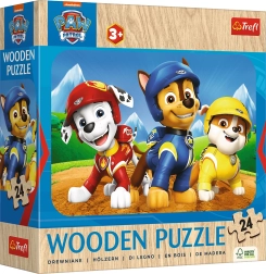 Ξύλινο παζλ 24 κομματιών Paw Patrol