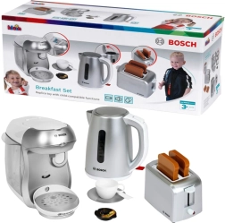 Σετ πρωινού BOSCH mini – παιδική καφετιέρα, φρυγανιέρα και βραστήρας με ήχους 3+
