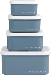 Σετ τεσσάρων δοχείων σνακ A Little Lovely Company – Vozidla