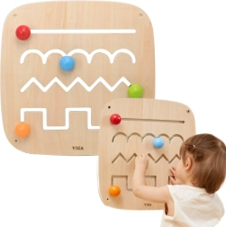 Ξύλινος επιτοίχιος πίνακας χειρισμού λαβύρινθος VIGA