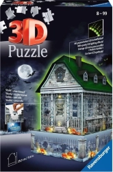 Ravensburger 3D παζλ Στοιχειωμένο Σπίτι με εφέ που φωσφορίζει στο σκοτάδι 216 κομμάτια