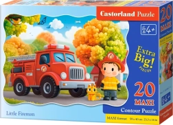 Παζλ μικρός πυροσβέστης MAXI 20 κομμάτια CASTORLAND