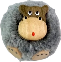 2Kids Toys ξύλινος μαγνήτης με πομ-πον – ιπποπόταμος