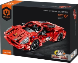 Κατασκευαστικό σετ αγωνιστικού αυτοκινήτου με μηχανισμό επαναφοράς, 437 κομμάτια