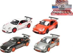 Kovové μοντέλο Kinsmart Porsche 911 GT3 RS κλίμακας 1:36 με μηχανισμό οπισθοκίνησης (pull-back)