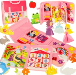 Ροζ αισθητηριακό σακίδιο Montessori