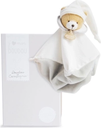 Doudou σετ δώρου λούτρινο αρκουδάκι 25 cm