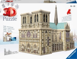 Ravensburger 3D παζλ Καθεδρικός Ναός της Παναγίας των Παρισίων (Notre-Dame), Παρίσι, 349 κομμάτια