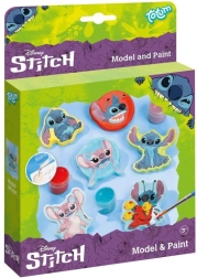 Σετ για χύτευση και ζωγραφική φιγούρων STITCH από γύψο