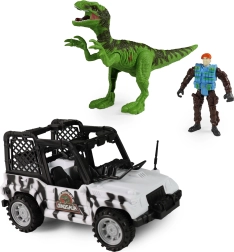 Αυτοκίνητο Dino Park με δεινόσαυρο με ήχο και φως