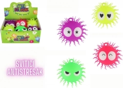 Αντιστρες τριχωτή μπαλίτσα σιλικόνης με φως