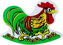 Ξύλινη κούνια-αλόγατο κόκορας για παιδιά