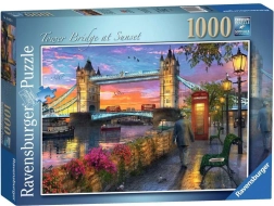 Παζλ 1000 κομματιών Δύση του ήλιου πάνω από το Tower Bridge