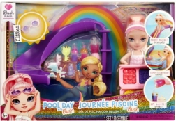Σετ παιχνιδιού πισίνας Rainbow High Littles με κούκλα Blush