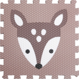 Minideckfloor ελαφάκι – καφέ με σκούρο καφέ ελαφάκι