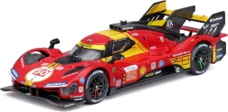 Μεταλλικό μοντέλο Bburago Ferrari 499P 1:43 – νικητής 24H Le Mans 2024 σε προστατευτική θήκη