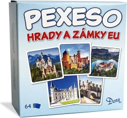 Παιχνίδι μνήμης (Pexeso) Κάστρα και Ανάκτορα της ΕΕ σε κουτί