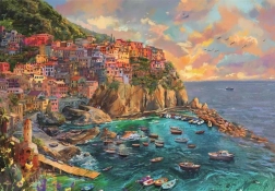 Παζλ Clementoni «Ζωγραφισμένη Manarola» 2000 κομμάτια