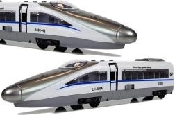 Τρένο Pendolino με μηχανισμό αδράνειας, με φώτα και ήχους – λευκό μοντέλο