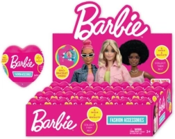 Barbie καρδιόσχημη κάψουλα – σετ παιχνιδιού με δαχτυλίδι και βραχιόλι