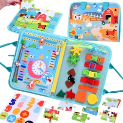 Μοντεσσοριανό αισθητηριακό βιβλίο δραστηριοτήτων για παιδιά