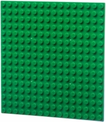 L-w Toys βάση κατασκευών 16×16 σκούρο πράσινο