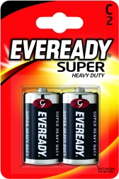 Μπαταρίες Energizer Eveready Super Heavy Duty C (R14) 1,5 V – 2 τεμ.