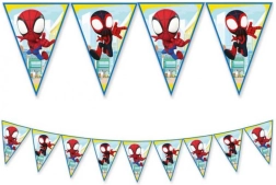 Γιρλάντα με σημαιάκια Spidey 2,3 m