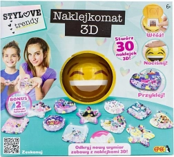 Naklejkomat 3D της Epee – δημιουργική συσκευή κατασκευής αυτοκόλλητων