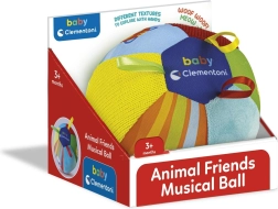 BABY CLEMENTONI μαλακή μουσική μπάλα με ζωικούς ήχους (Ø 15 cm)