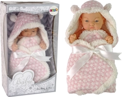 Κούκλα Γλυκό Μωράκι σε Ροζ Φασκιώμα με Φιόγκο